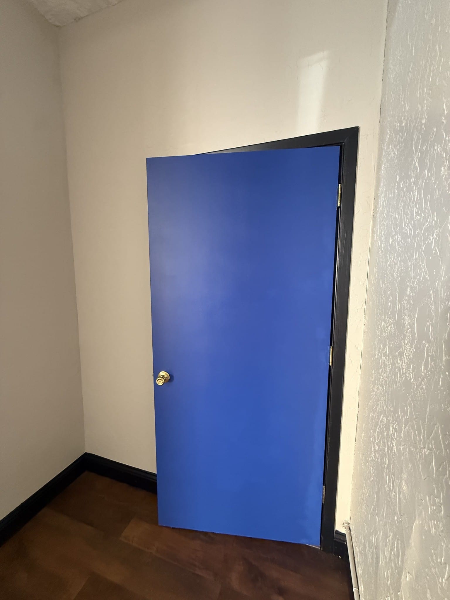 Door & trim finish — Childress, Texas office project